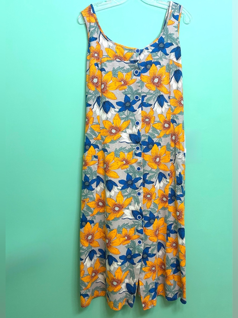 Floral Button-Front Sundress - Picture 2 of 16